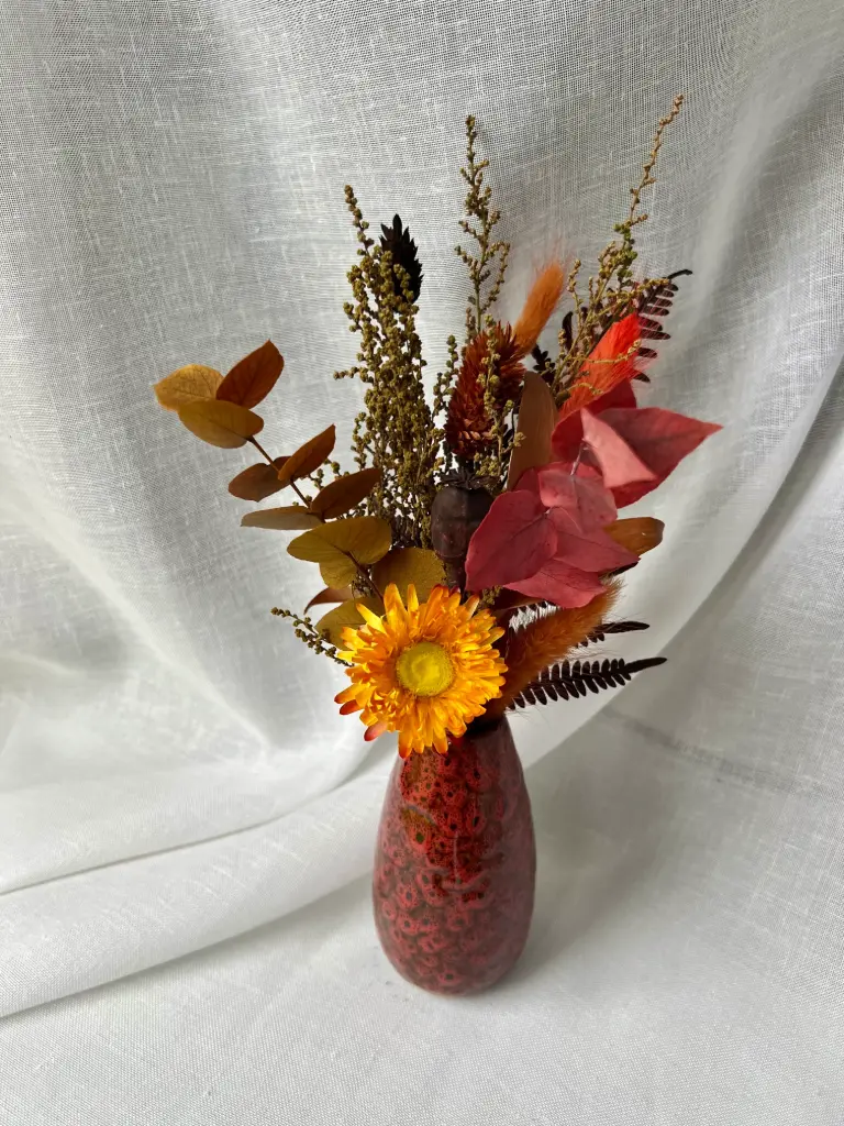 Mini vase d'automne